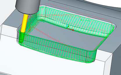 Multiaxis Rest Material Roughing